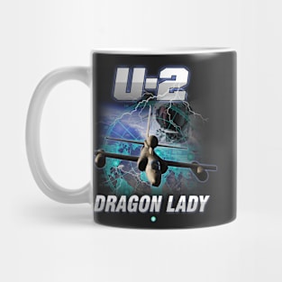 U-2 Dragon Lady  Airforce Pilot Gift Modern Warbird Mug